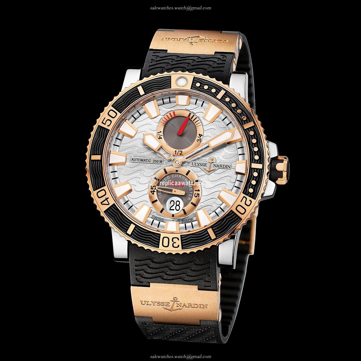 265-90-3/91 Ulysse Nardin Marine Diver Titanium