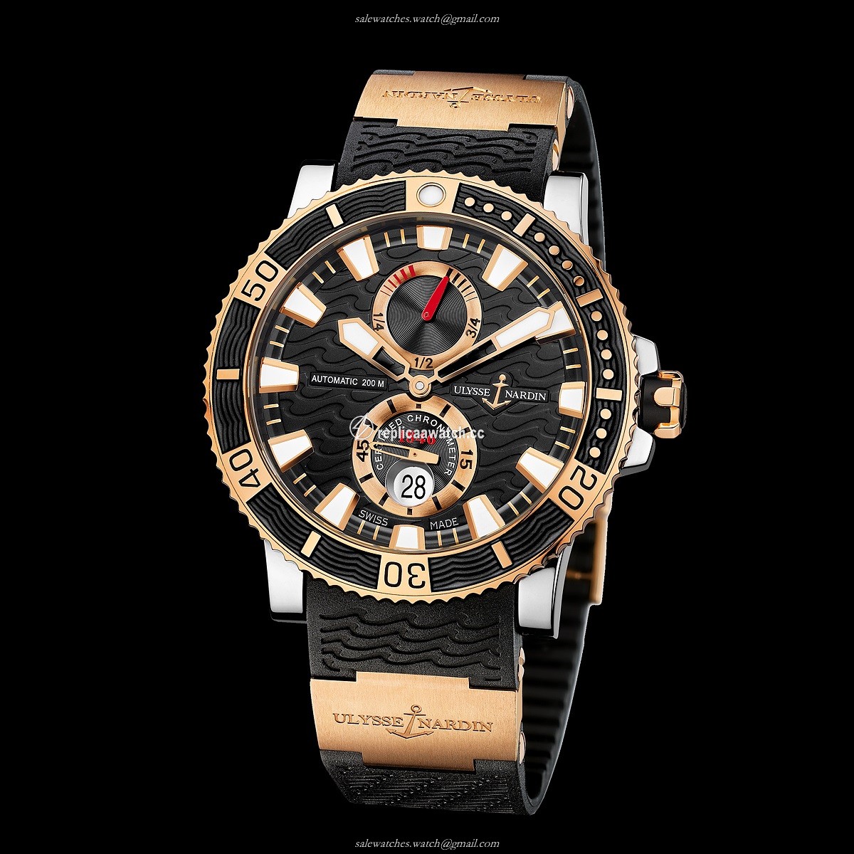 265-90-3/92 Ulysse Nardin Marine Diver Titanium