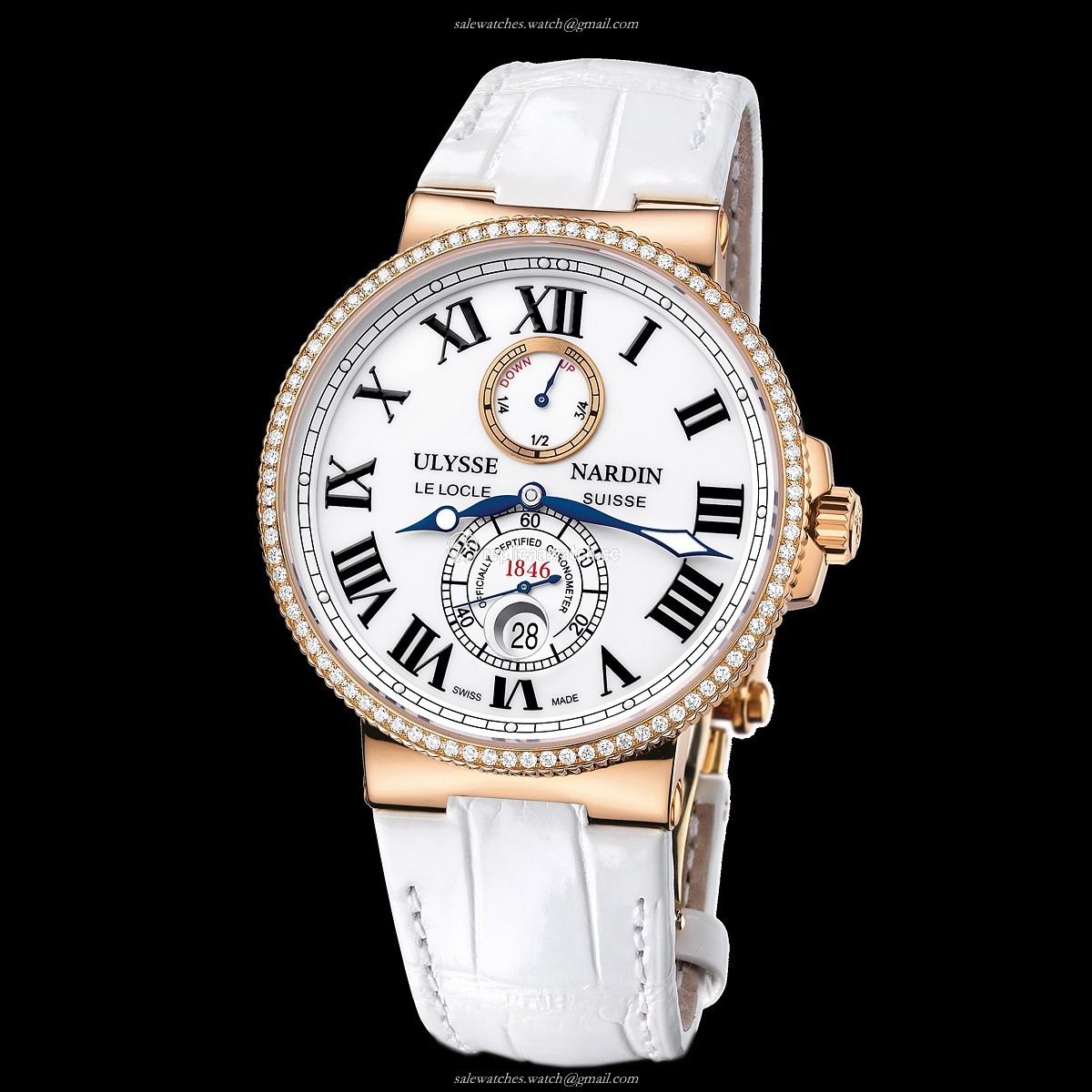 266-67B/40 Ulysse Nardin Marine Ladies Chronometer 43mm