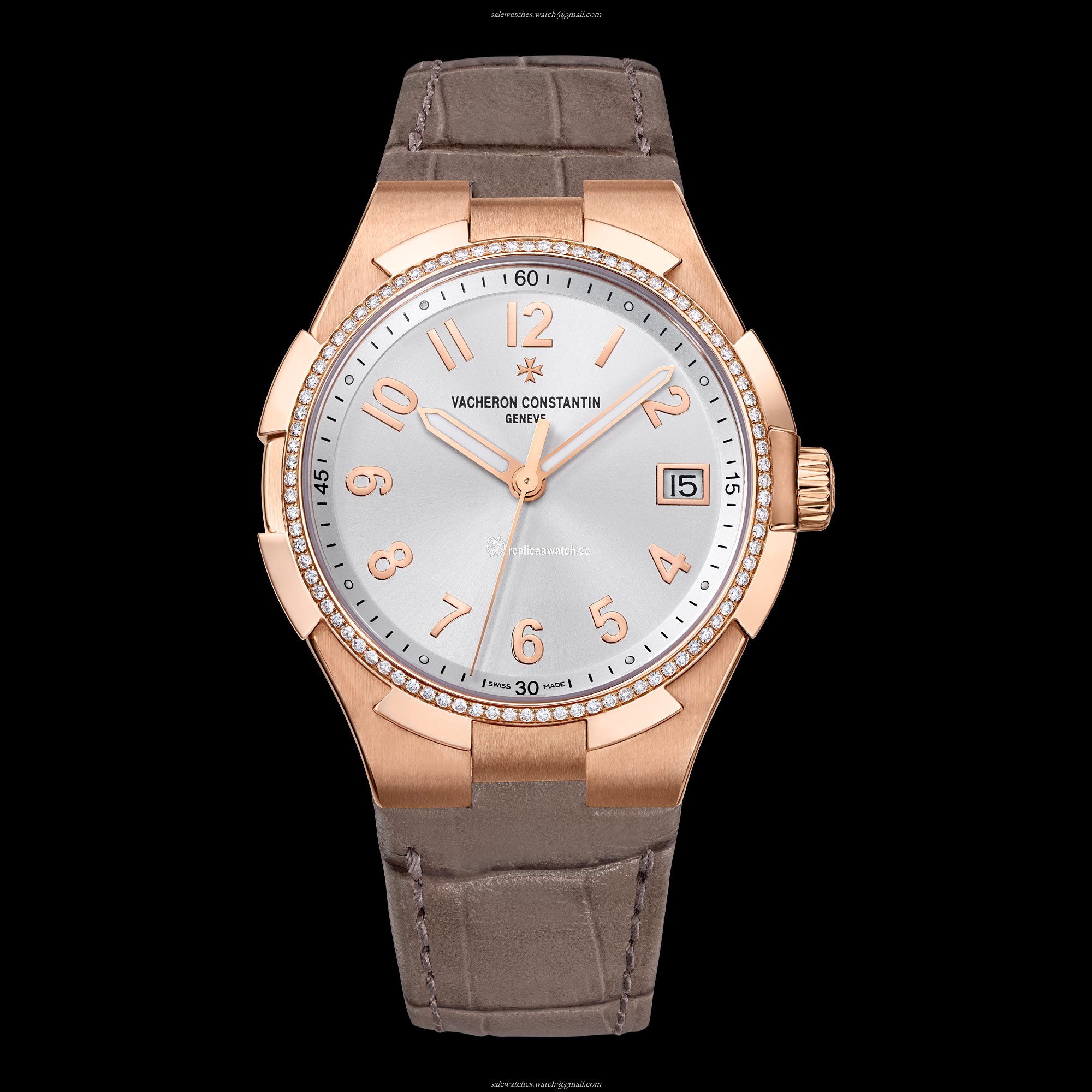 47560/000R-9672 Vacheron Constantin Overseas Ladies Date Automatic