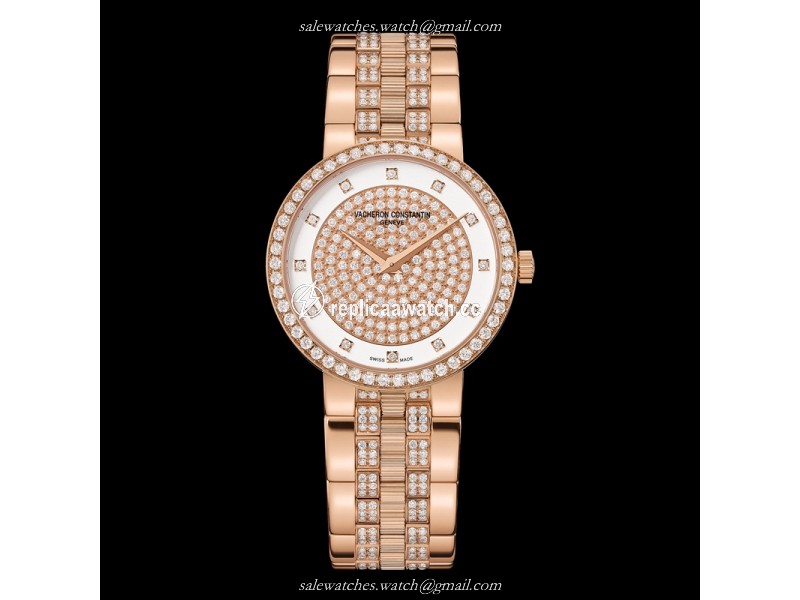 25554/Q03R-9696 Vacheron Constantin Patrimony Ladies Traditionnelle Gold Bracelet Small Model