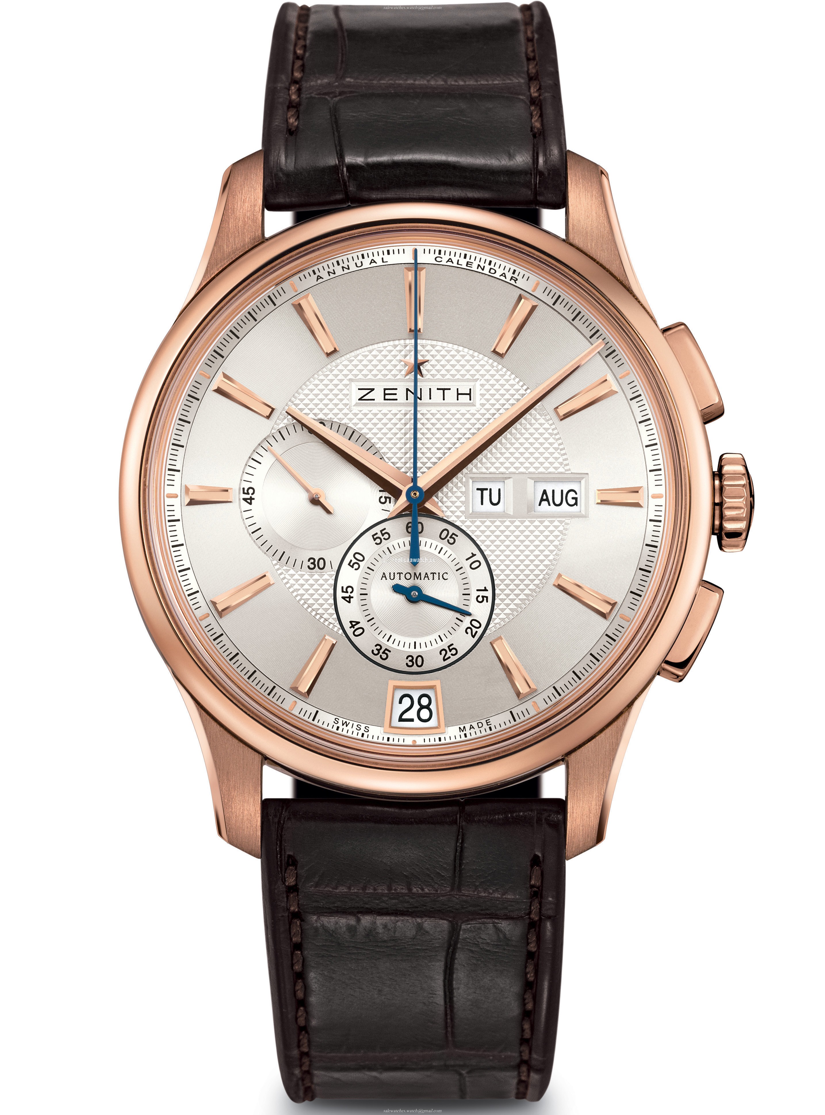 18.2070.4054/02.C711 Zenith Captain: Winsor Annual Calendar