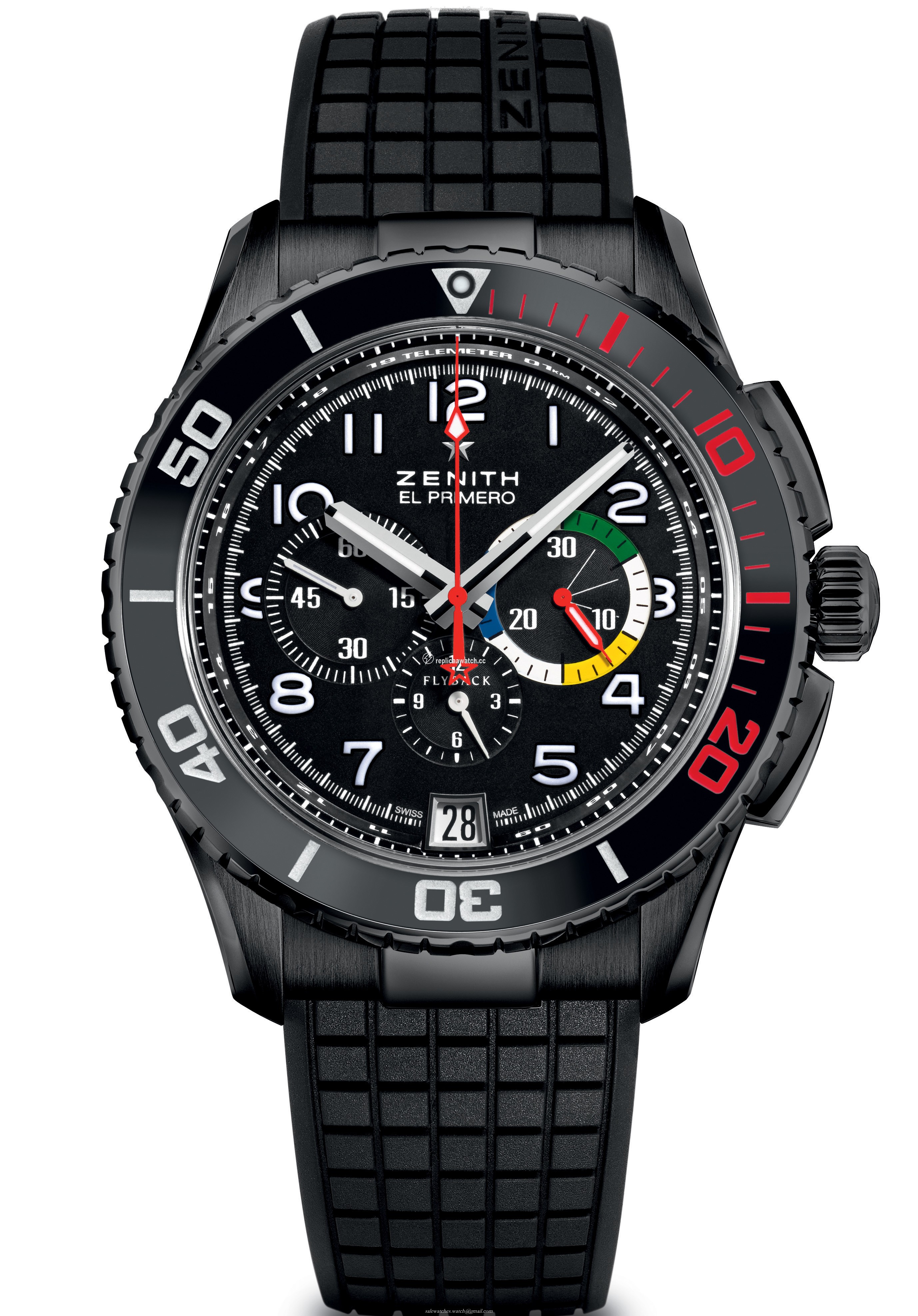 24.2063.405/21.R515 Zenith El Primero Stratos Flyback Rainbow