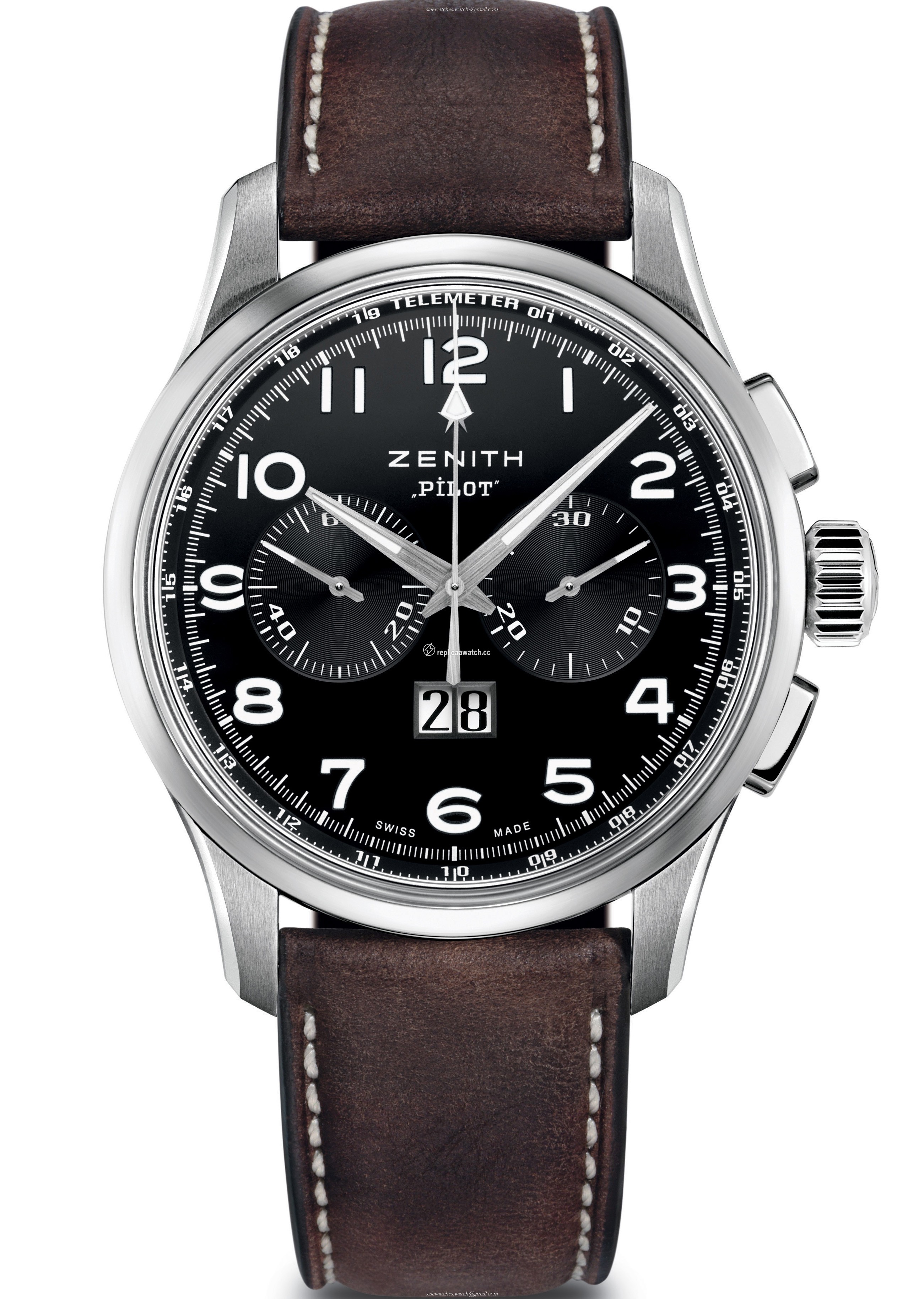 03.2410.4010/21.C722 Zenith Pilot Big Date Special