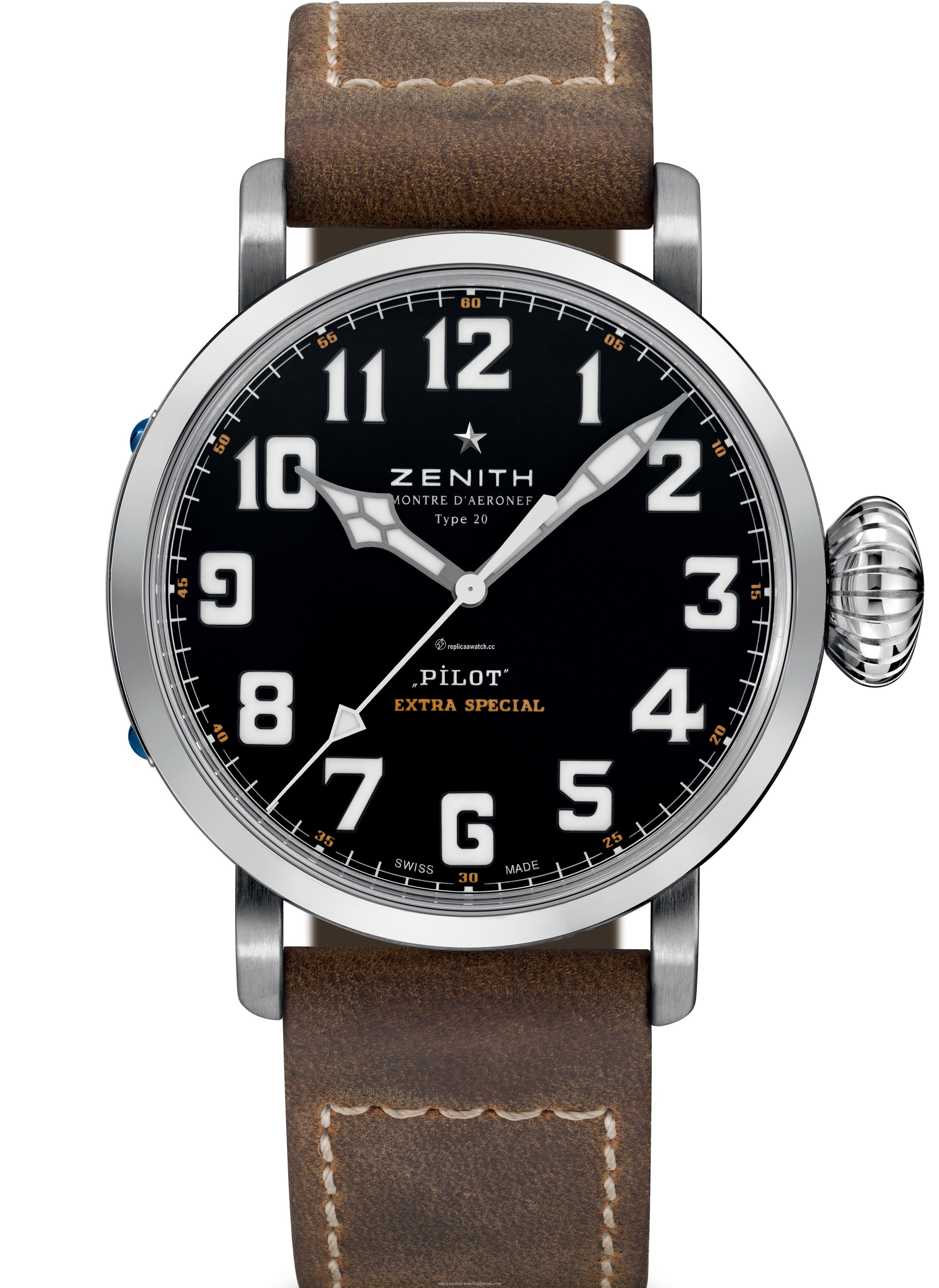 03.2430.3000/21.C738 Zenith Pilot Type 20 Extra Special