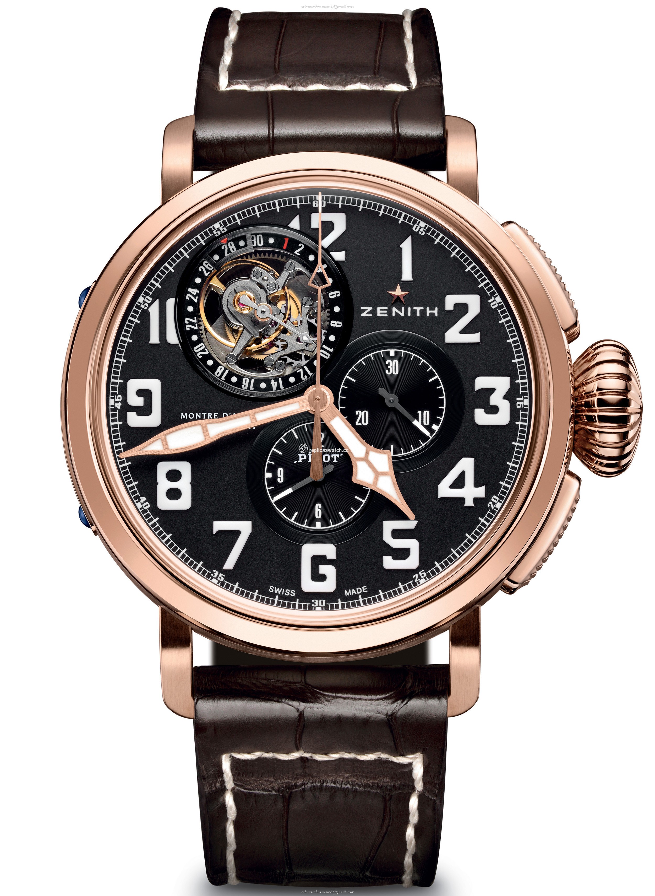 87.2430.4035/21.C721 Zenith Pilot Type 20 Tourbillon